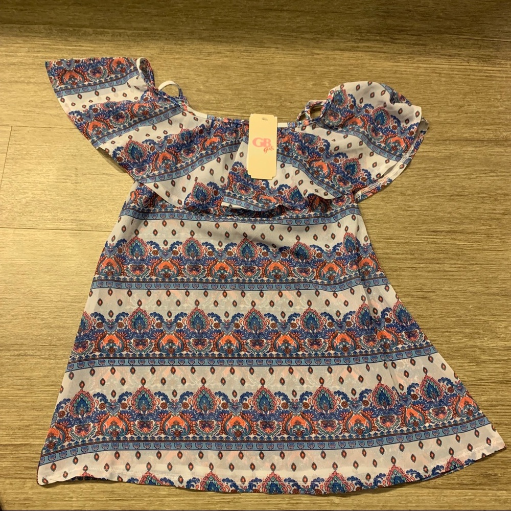 GB Girls Paisley Over The Swim Cover Up
